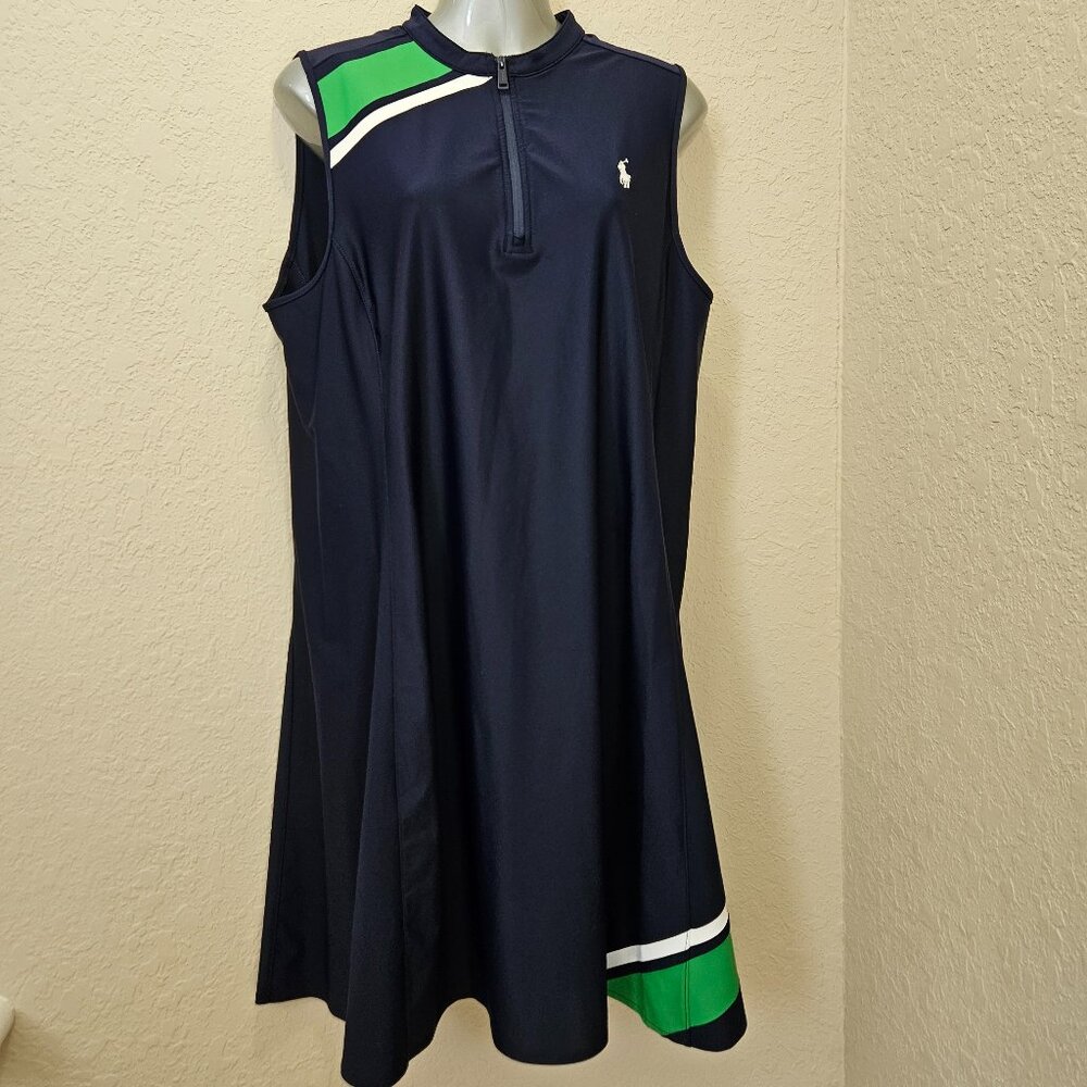 NWOT 2022 Ralph Lauren US Open Performance Jersey Dress